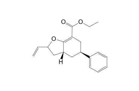7-Ethoxycarbonyl-5-phenyl-2-vinyl-2,3,3a,4,5,6-hexahydro-2,3-benzo[b]furan