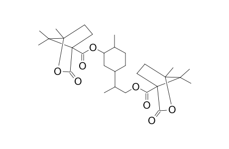 Cyclohexanemethanol, .alpha.,4-dimethyl-3-hydroxy-, bis(4,7,7-trimethyl-2-oxo-3-oxabicyclo[2.2.1]heptane-1-carboxylate)