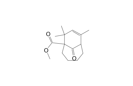 Bicyclo[4.3.1]dec-7-ene-1-carboxylic acid, 7,9,9-trimethyl-10-oxo-, methyl ester