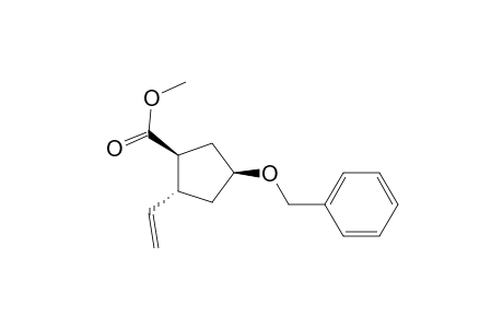 (1.alpha.,2.beta.,4.alpha.)-Cyclopentanecarboxylic Acid, 2-ethenyl-4-(phenylmethoxy)-, methyl ester