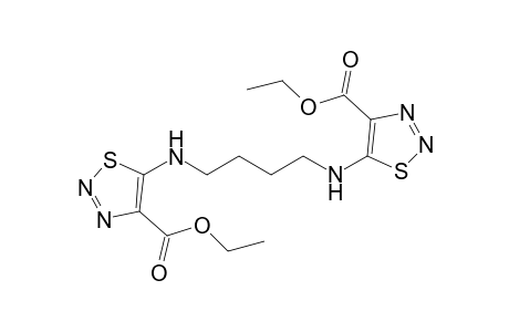 Diethyl 5,5'-[butane-1,4-diyl-di(imino)]-bis(1,2,3-thiadiazole-4-carboxylate)