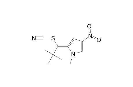 Thiocyanic acid, 2,2-dimethyl-1-(1-methyl-4-nitro-1H-pyrrol-2-yl)propyl ester