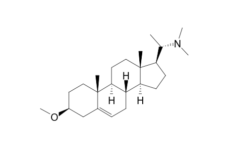 PACHYAXIMINE-A;3-BETA-METHOXY-20-ALPHA-DIMETHYLAMINO-PREGN-5-ENE
