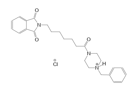 1-benzyl-4-[7-(1,3-dioxo-1,3-dihydro-2H-isoindol-2-yl)heptanoyl]piperazin-1-ium chloride