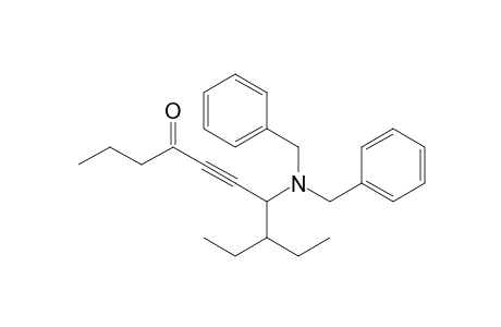7-(Dibenzylamino)-8-ethyldec-5-yn-4-one