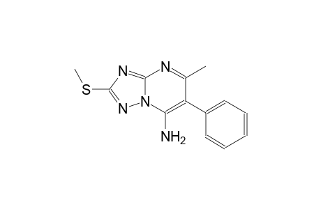 [1,2,4]triazolo[1,5-a]pyrimidin-7-amine, 5-methyl-2-(methylthio)-6-phenyl-