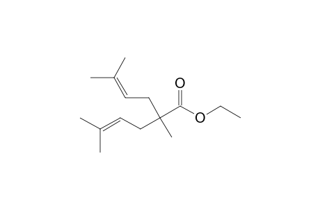2,5-Dimethyl-2-(3-methylbut-2-enyl)hex-4-enoic acid, ethyl ester