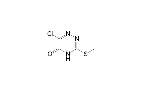 6-Chloranyl-3-methylsulfanyl-2H-1,2,4-triazin-5-one