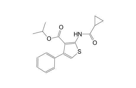 isopropyl 2-[(cyclopropylcarbonyl)amino]-4-phenyl-3-thiophenecarboxylate