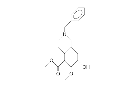 (4AR, 5S,6S,7S,8aR)-2-benzyl-7-hydroxy-6-methoxy-5-methoxycarbonyl-perhydro-isoquinoline
