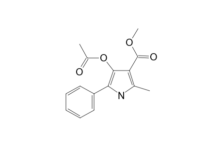 methyl 4-acetyloxy-2-methyl-5-phenyl-1H-pyrrole-3-carboxylate