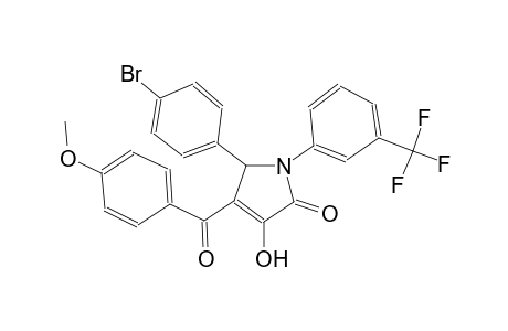 5-(4-bromophenyl)-3-hydroxy-4-(4-methoxybenzoyl)-1-[3-(trifluoromethyl)phenyl]-1,5-dihydro-2H-pyrrol-2-one