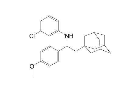 N-[2-(1-adamantyl)-1-(4-methoxyphenyl)ethyl]-3-chloro-aniline