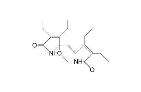 5-(3,4-Diethyl-5-methoxy-2-oxo-2,5-dihydro-pyrrol-5-yl-methylene)-3, 4-diethyl-pyrrol-2(5H)-one