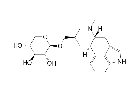 D-6-Methyl-8-(beta-D-xylopyranosyloxymethyl)-ergolin-I