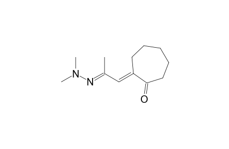 Cycloheptanone, 2-[2-(dimethylhydrazono)propylidene]-