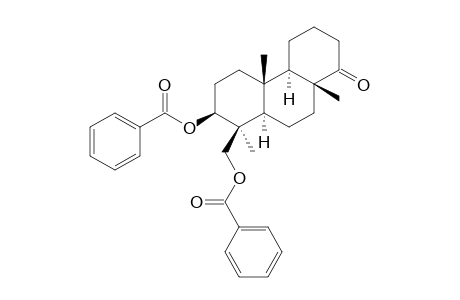 benzoic acid [(1S,2S,4aS,4bR,8aR,10aR)-1-(benzoyloxymethyl)-8-keto-1,4a,8a-trimethyl-2,3,4,4b,5,6,7,9,10,10a-decahydrophenanthren-2-yl] ester