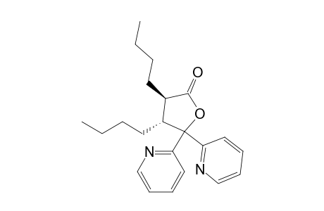 (trans)-3,4-Dibutyl-5,5-bis(2'-pyridinyl)-tetrahydrofuran-2-one