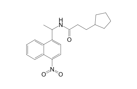 (R)-1-nitro-4-[N-1-cyclopentylpropionylamino-1-ethyl] naphthalene