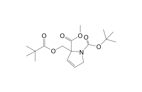 N-(tert-Butoxycarbonyl)-2-methoxycarbonyl-2-(2,2-dimethylpropionyloxymethyl)-2,5-dihydropyrrole