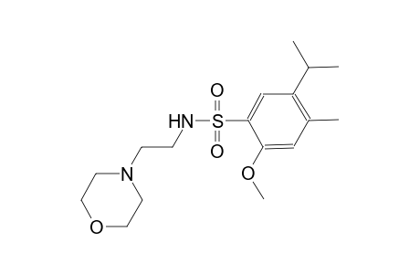 benzenesulfonamide, 2-methoxy-4-methyl-5-(1-methylethyl)-N-[2-(4-morpholinyl)ethyl]-