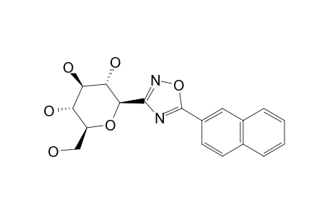 3-C-(BETA-D-GLUCOPYRANOSYL)-5-(2-NAPHTHYL)-1,2,4-OXADIAZOLE