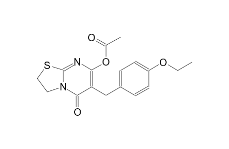 5H-thiazolo[3,2-a]pyrimidin-5-one, 7-(acetyloxy)-6-[(4-ethoxyphenyl)methyl]-2,3-dihydro-