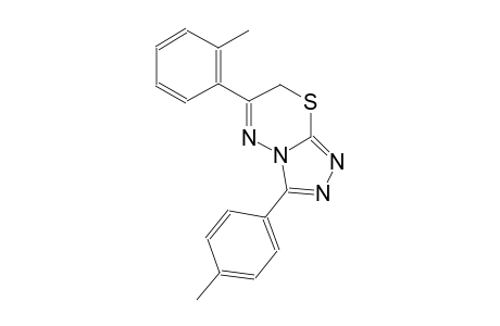 6-(2-methylphenyl)-3-(4-methylphenyl)-7H-[1,2,4]triazolo[3,4-b][1,3,4]thiadiazine