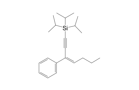 (Z)-Triisopropyl(3-phenylhept-3-en-1-yn-1-yl)silane