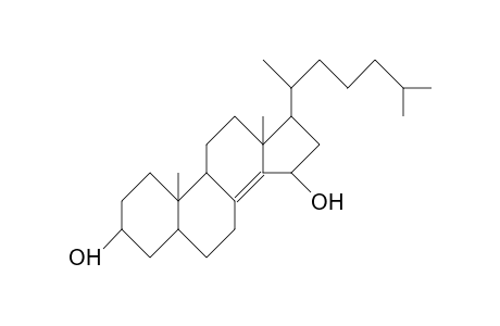 5a-Cholest-8(14)-ene-3b,15a-diol