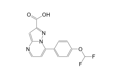 7-[4-(difluoromethoxy)phenyl]pyrazolo[1,5-a]pyrimidine-2-carboxylic acid