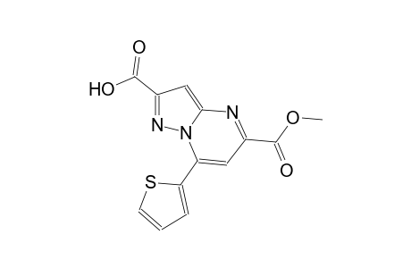 5-(methoxycarbonyl)-7-(2-thienyl)pyrazolo[1,5-a]pyrimidine-2-carboxylic acid