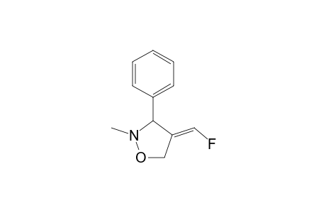 Isoxazolidine, 4-(fluoromethylene)-2-methyl-3-phenyl-, (Z)-