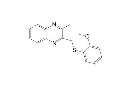 Quinoxaline, 2-[[(2-methoxyphenyl)thio]methyl]-3-methyl-