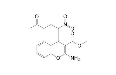 Methyl 2-amino-4-(1-nitro-4-oxopentyl)-4H-chromene-3-carboxylate