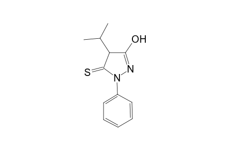 5-Hydroxy-4-isopropyl-2-phenyl-2,4-dihydro-pyrazole-3-thione