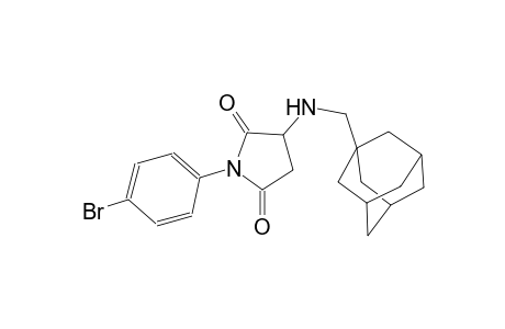 2,5-pyrrolidinedione, 1-(4-bromophenyl)-3-[(tricyclo[3.3.1.1~3,7~]dec-1-ylmethyl)amino]-