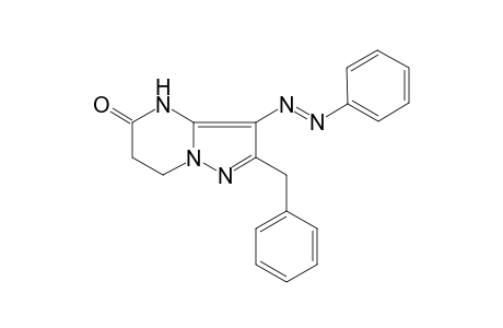 2-Benzyl-3-phenylazo-6,7-dihydro-4H-pyrazolo[1,5-a]pyrimidin-5-one