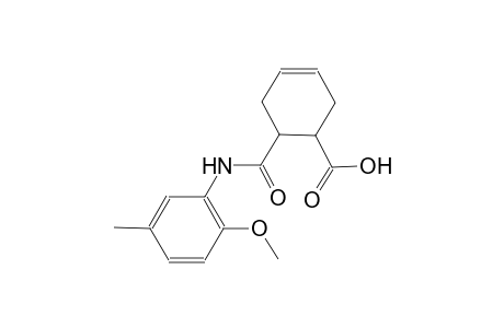 6-[(2-methoxy-5-methylanilino)carbonyl]-3-cyclohexene-1-carboxylic acid