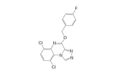 6,9-Dichloro-4-(p-fluorobenzyloxy)[1,2,4]triazolo[4,3-a]quinoxaline