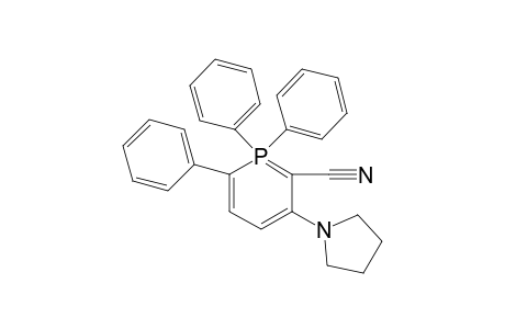 1,1,6-Triphenyl-3-pyrrolidin-1-yl-1.lamda.5-phosphinine-2-carbonitrile