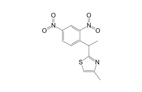 2-[1-(2,4-Dinitrophenyl)ethyl]-4-methylthiazole
