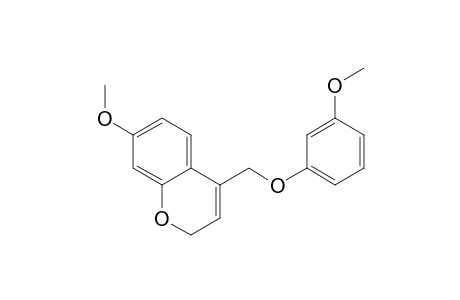 2H-1-Benzopyran, 7-methoxy-4-[(3-methoxyphenoxy)methyl]-