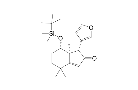 (1RS,7SR,7aRS)-7-(tert-Butyldimethylsilyl)-1-(3-furyl)-4,4,7a-trimethyl-2,4.5,6,7,7a-hexarhydroi-1H-inden-2-one
