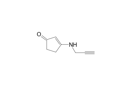 2-Cyclopenten-1-one, 3-(2-propynylamino)-