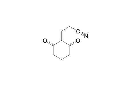 2,6-dioxocyclohexanepropionitrile