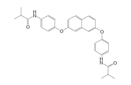 N-[4-({7-[4-(isobutyrylamino)phenoxy]-2-naphthyl}oxy)phenyl]-2-methylpropanamide