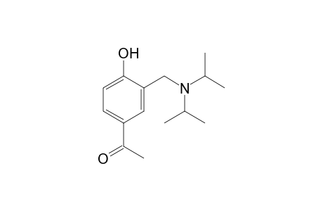 3'-[(diisopropylamino)methyl]-4'-hydroxyaetophenone