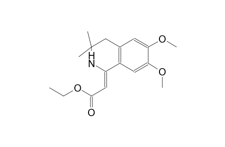 ethanoic acid, (3,4-dihydro-6,7-dimethoxy-3,3-dimethyl-1(2H)-isoquinolinylidene)-, ethyl ester, (2Z)-