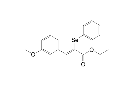 (Z)-3-(3-methoxyphenyl)-2-(phenylseleno)-2-propenoic acid ethyl ester